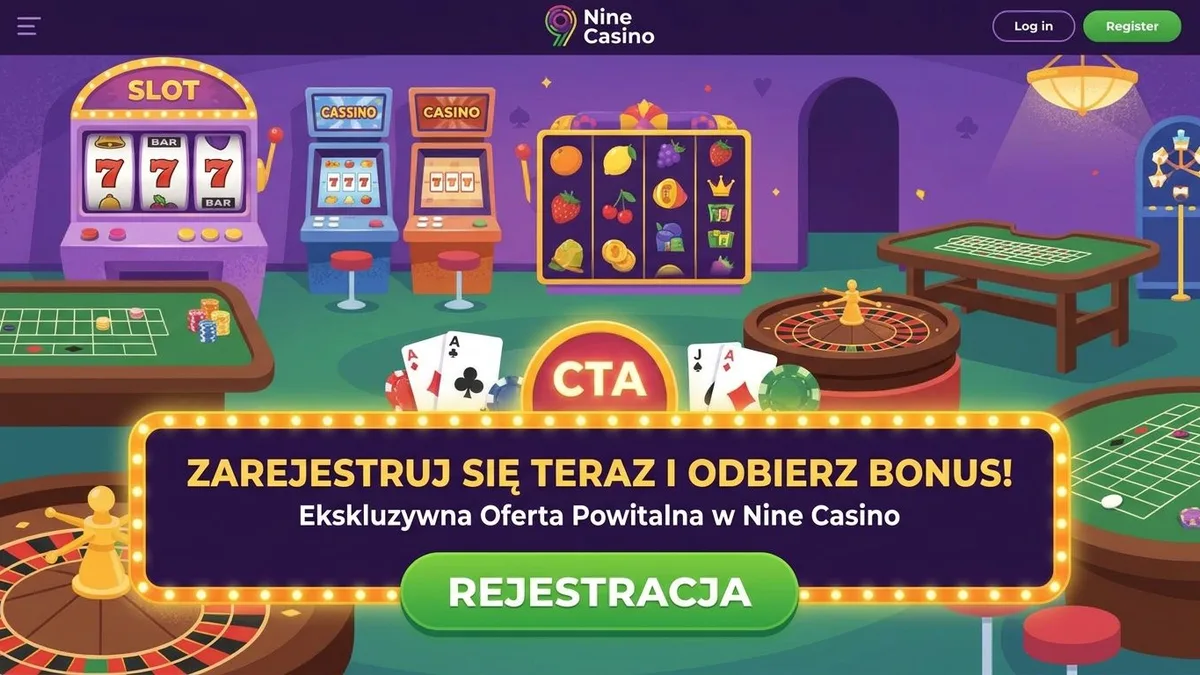Rejestracja z bonusem w Nine Casino